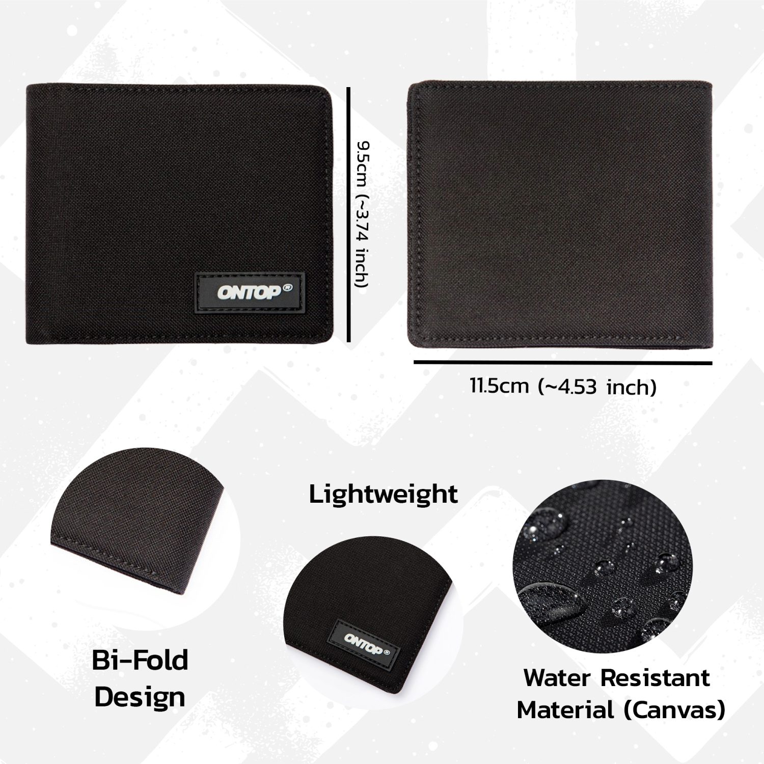 Bifold Eternal Wallet Card Holder Canvas 2