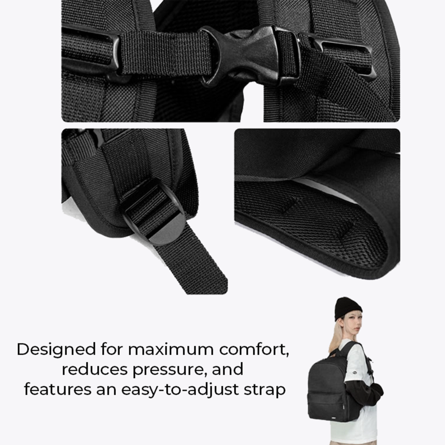 Casual Backpack 14 Inch Canvas 4