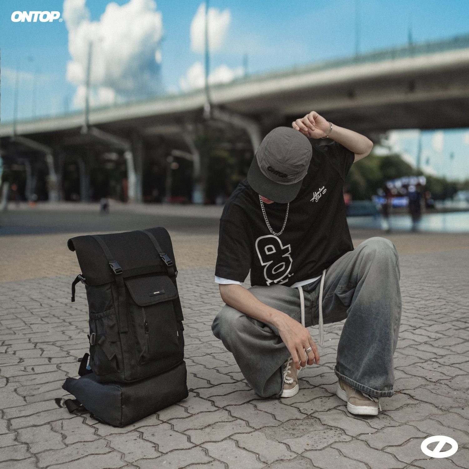 Fold Backpack 15.6 Inch Canvas 6
