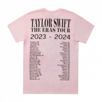 Alternative view of Taylor Swift Eras Tour Pink T-Shirt