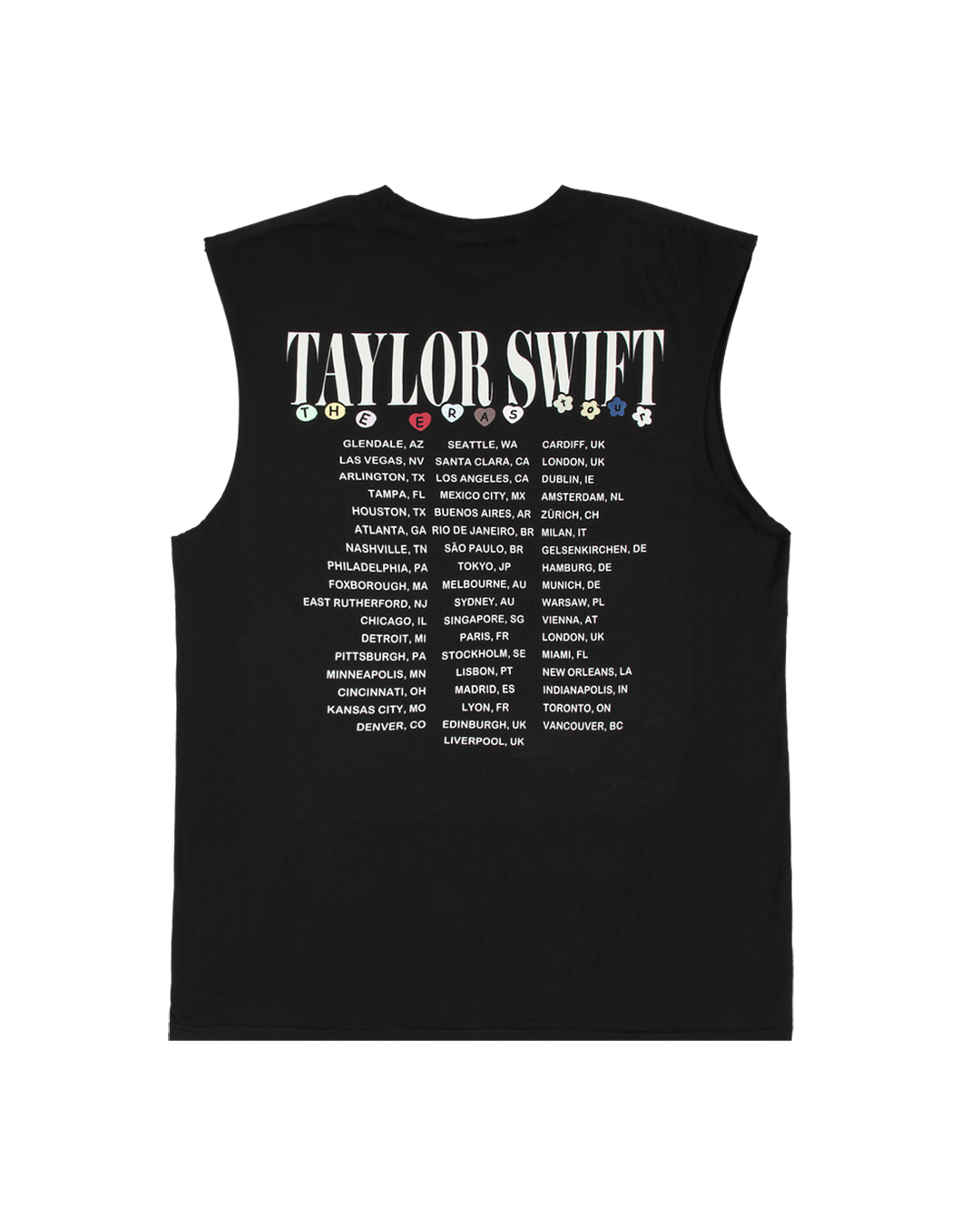 Taylor Swift Eras Tour Heart Hands Muscle Oversized Tank 2 Taylor Swift Eras Tour Heart Hands Muscle Oversized Tank - Image 2