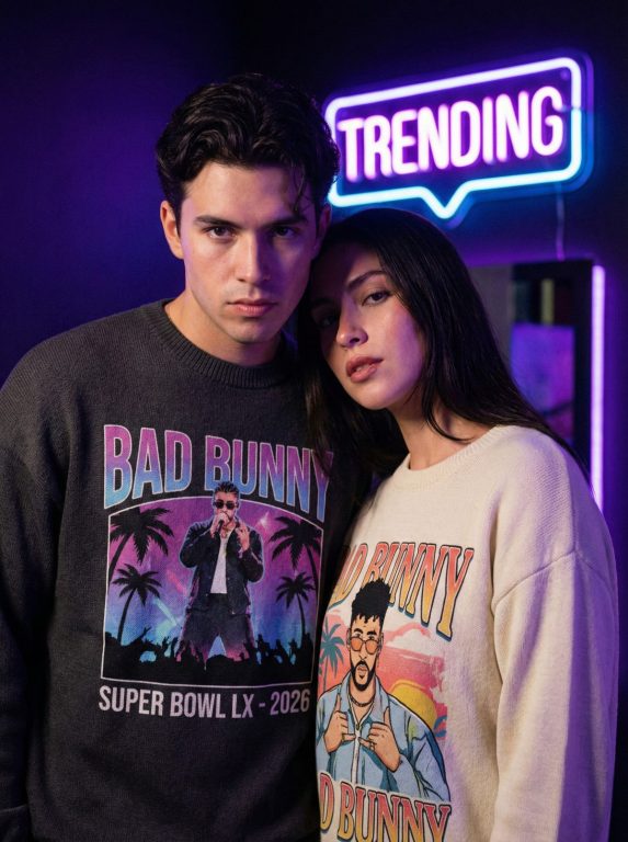 MUSIHA Trending - Bad Bunny Super Bowl concert merch