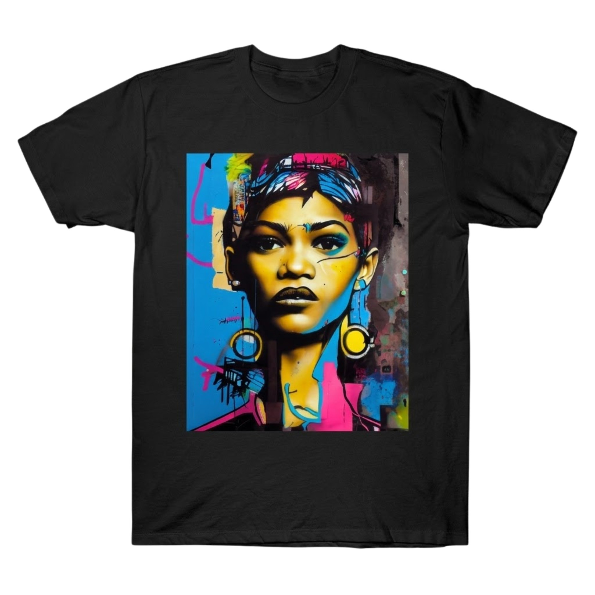 Zendaya T-Shirts for Sale 1 Zendaya Pop Art Shirt - Colorful Abstract Portrait Graphic Tee - Modern Urban Art