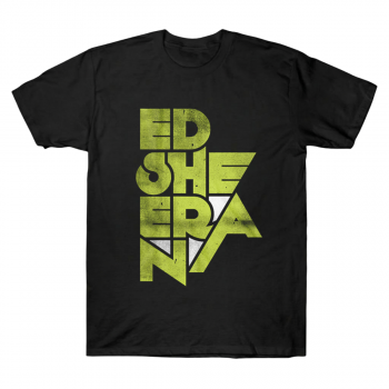 Ed Sheeran Bold Block Typography Graphic Tee