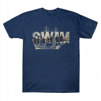 BTS SWIM Nautical Ship Graphic T-Shirt
