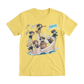 BTS Arirang SWIM Chibi Sailing Graphic Tee