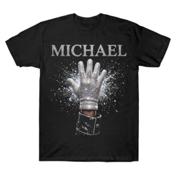 Michael Jackson Iconic Sequin Glove Graphic Tee