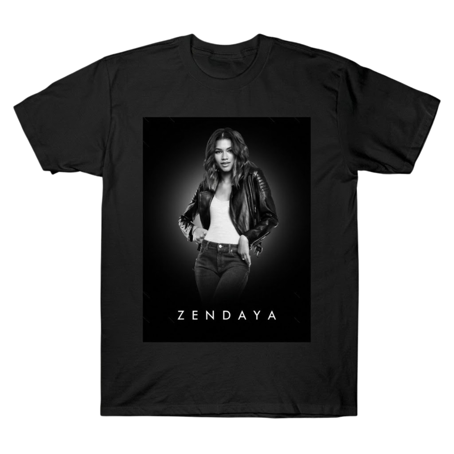 Zendaya T-Shirts for Sale 1 Zendaya Minimalist Shirt - Black and White Portrait Graphic Tee - Modern Streetwear