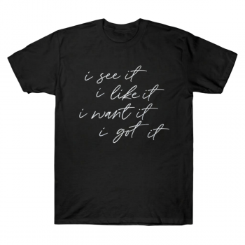 Ariana Grande 7 Rings Lyric Aesthetic Graphic Tee