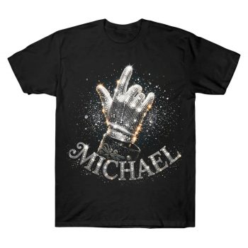 Michael Jackson Sparkle Glove Diamond Tee