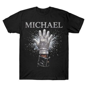 Michael Jackson Iconic Sequin Glove Graphic Tee