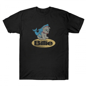 Billie Eilish Shark Dog Vintage Graphic Tee