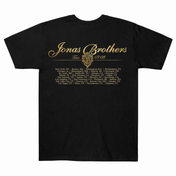 Jonas Brothers Vintage 2008 Tour Graphic T-Shirt