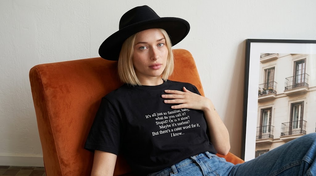 Sabrina Carpenter Manchild Lyrics Aesthetic T-Shirt