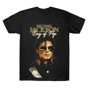 Michael Jackson King of Pop Gold Graphic Tee