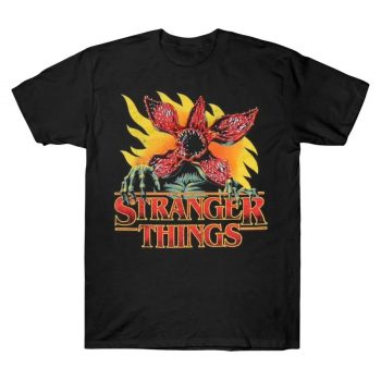 Stranger Things Demogorgon Fire Vintage Tee