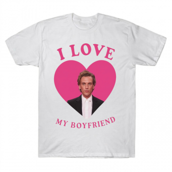 Jamie Campbell Bower I Love My Boyfriend Heart T-Shirt