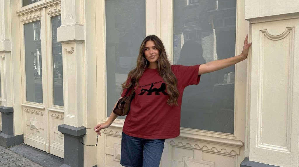 Sabrina Carpenter Naked Twister Nonsense Lyric Aesthetic Tee