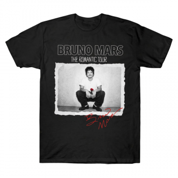 Bruno Mars The Romantic Tour Signature Tee
