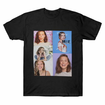 Millie Bobby Brown Aesthetic Collage Graphic T-Shirt