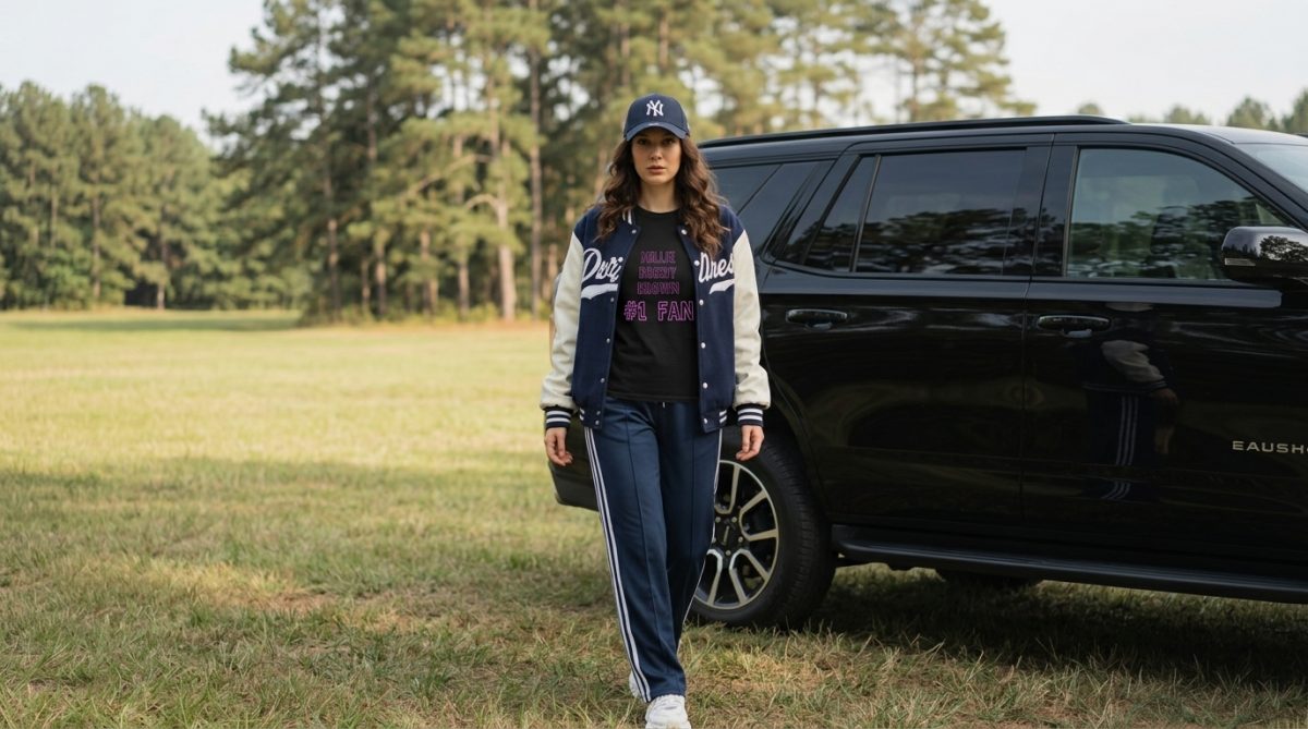 Millie Bobby Brown #1 Fan Neon Pink Graphic Tee