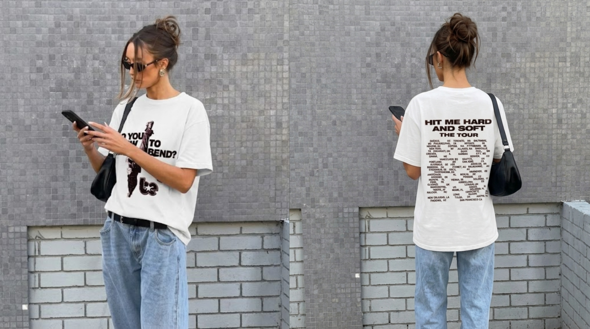 Billie Eilish Bend Aesthetic Two-Sided Tour Tee 4 Billie Eilish Bend Aesthetic Two-Sided Tour Tee