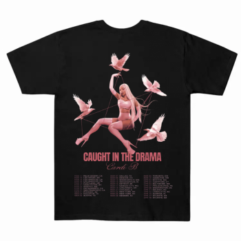 Cardi B Caught In The Drama 2026 Tour T-shirt