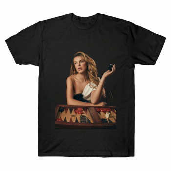 Millie Bobby Brown Cinematic Backgammon Graphic Tee