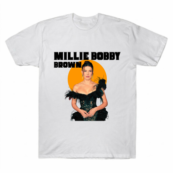 Millie Bobby Brown Sunset Circle Editorial Graphic Tee