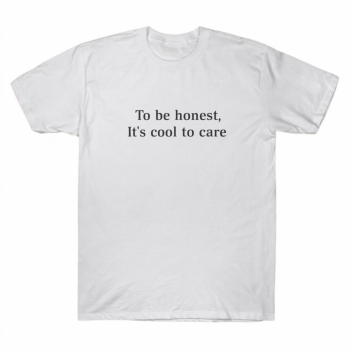Noah Schnapp To Be Honest It's Cool To Care Tee