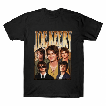 DJO Joe Keery Retro 90s Gold Chrome Aesthetic Tee