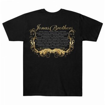 Jonas Brothers World Tour 2008 Vintage Concert T-Shirt