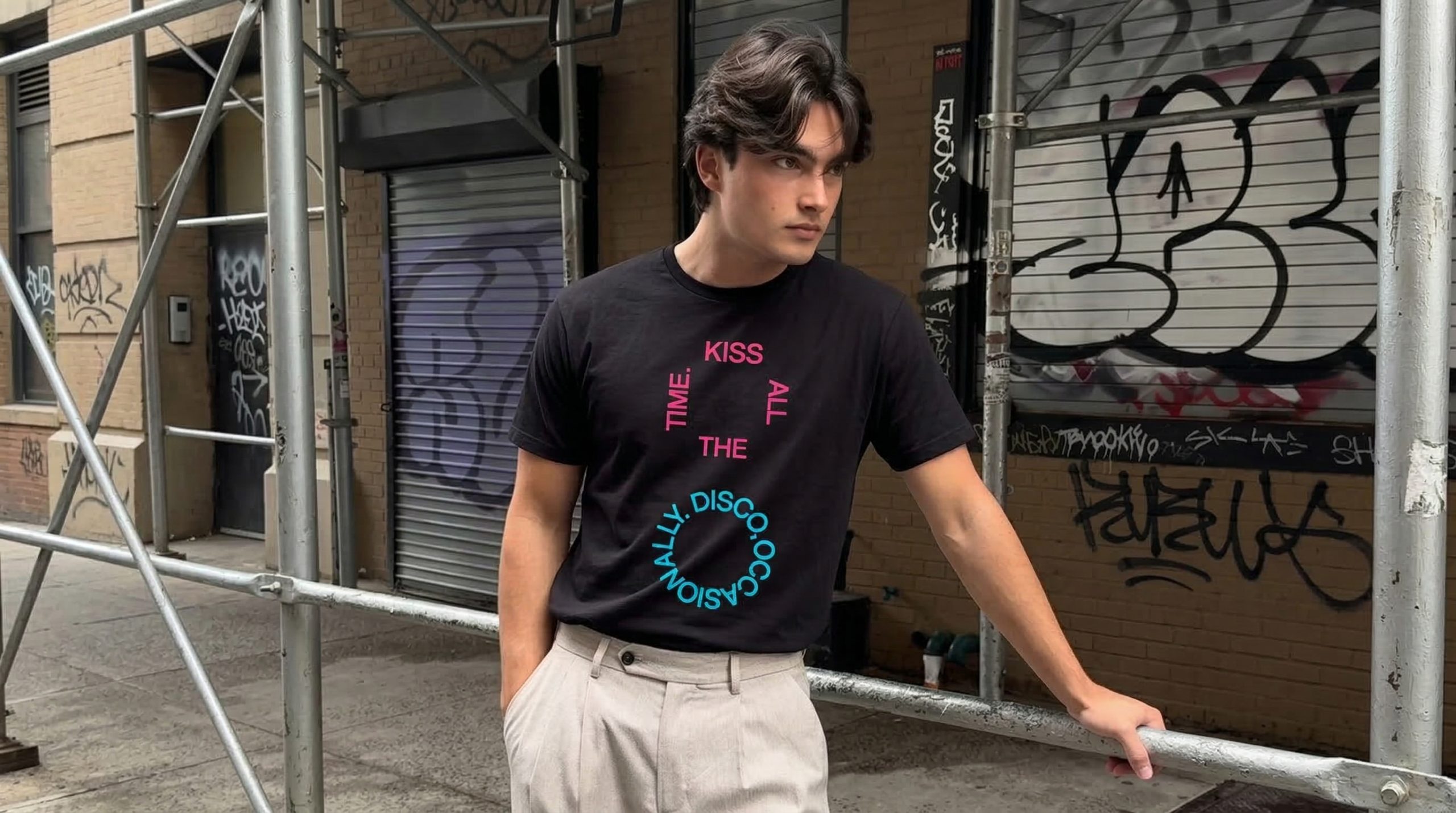 Harry Styles Kiss All The Time Occasionally Disco T-Shirt 4 harry-styles-kiss-all-the-time-occasionally-disco-shirt