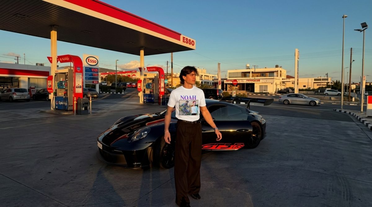 Noah Schnapp 90s Collage Retro Graphic Tee