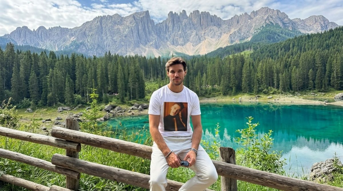 Noah Schnapp Vintage Film Portrait Graphic Tee