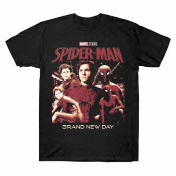 Tom Holland Spiderman Brand New Day Collage Tee