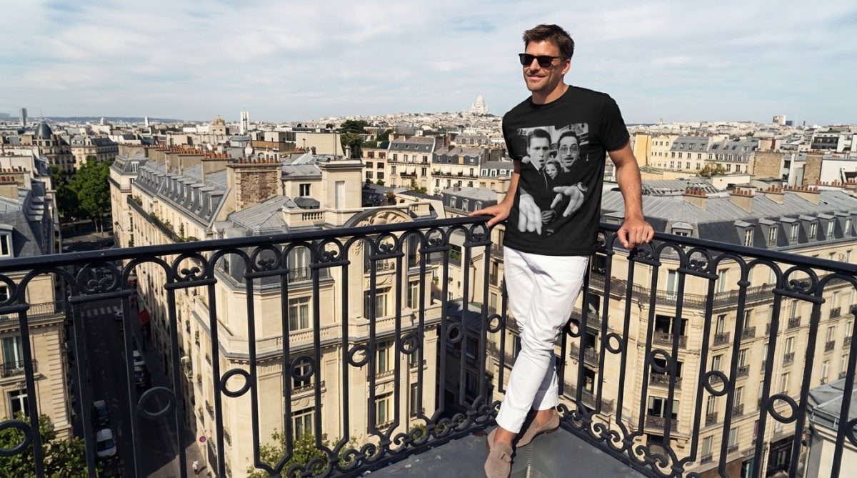 Tom Holland RDJ BW Iconic Star Style Tee