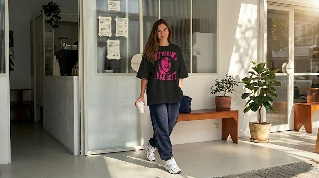 Billie Eilish HMHAS Pink Portrait Graphic Tee