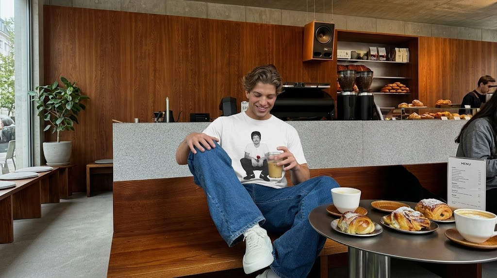 Bruno Mars Vintage Rose Portrait Graphic Tee 4 Bruno Mars Vintage Rose Portrait Graphic Tee