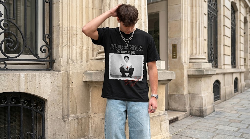 Bruno Mars The Romantic Tour Signature Tee