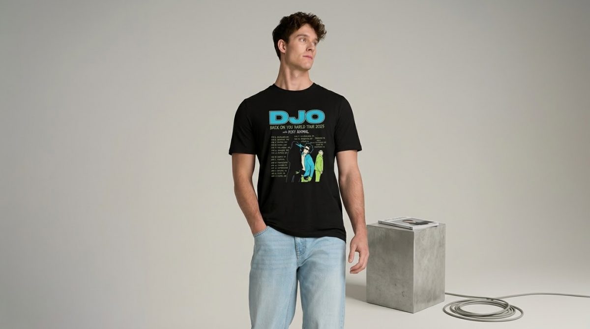 Joe Keery Djo 2025 World Tour Retro Concert Tee