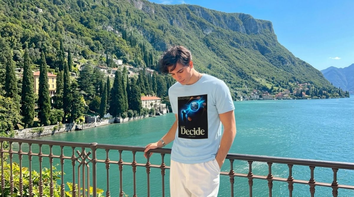 DJO Joe Keery Decide Album Cover Music Wave Tee 4 DJO Joe Keery Decide Album Cover Music Wave Tee