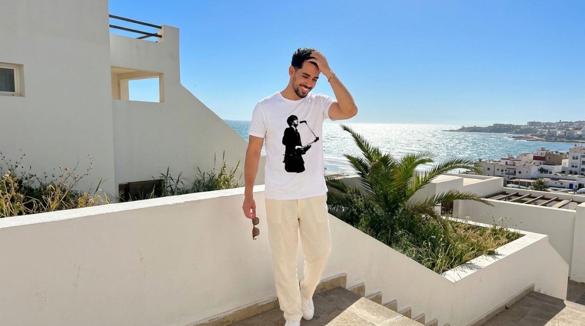 DJO Joe Keery Fresh Urban Sound Wave Graphic Tee 4 DJO Joe Keery Fresh Urban Sound Wave Graphic Tee