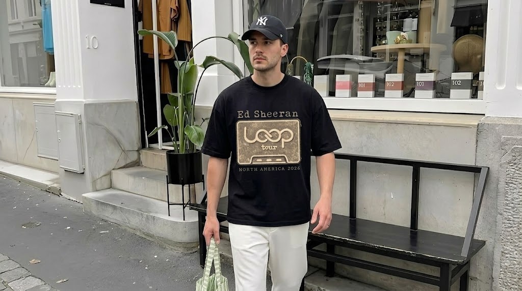 Ed Sheeran Loop Tour North America Vintage Tee