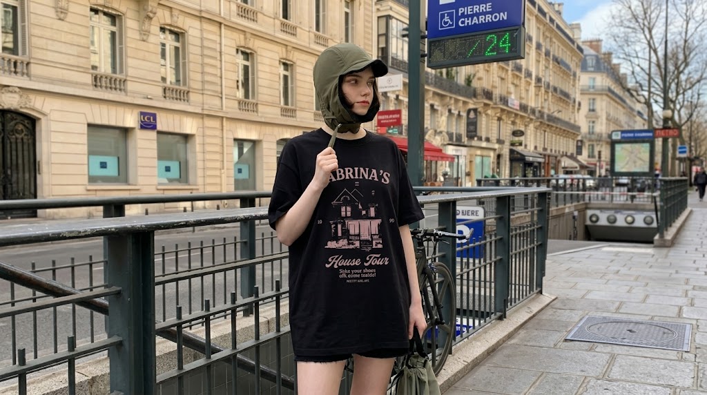 Sabrina Carpenter House Tour Graphic Tee Vintage Style 4 Sabrina's House Tour Graphic Tee Pretty Girl Ave