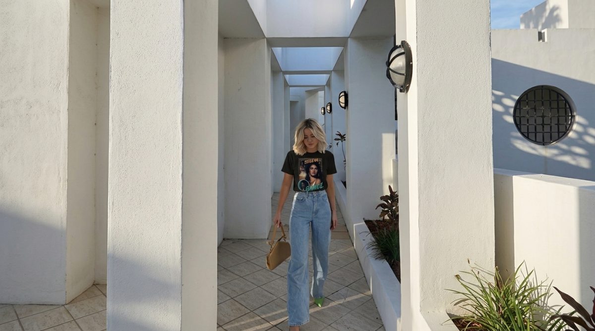 Selena Gomez Trendy Retro TV Iconic Beat T-Shirt