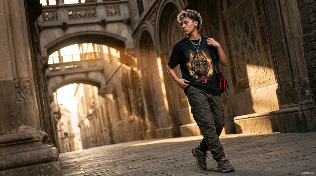 Stranger Things Season 5 Group Poster Tee 4 Stranger Things Season 5 Group Poster Tee