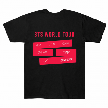 BTS World Tour Reunion Signature Two-Sided Tee