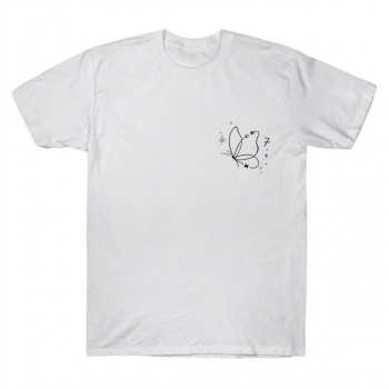 BTS Butterfly Logo Two-Sided Graphic Tee