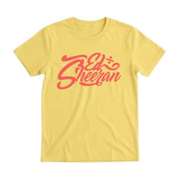 Ed Sheeran Retro Script Division Graphic Tee